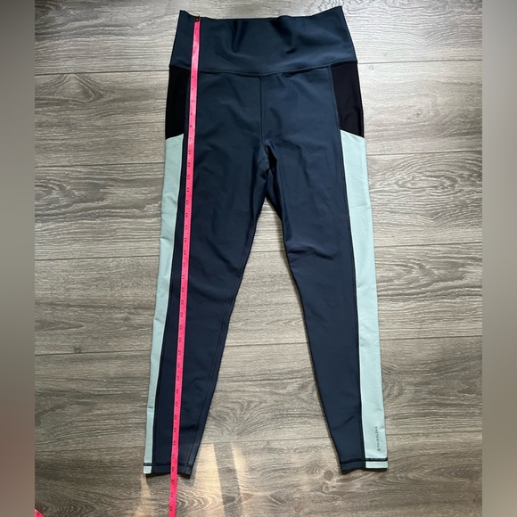 Thirdlove Navy Light Blue Full Length Athletic Workout Yoga Run Leggings Size L - Picture 4 of 7